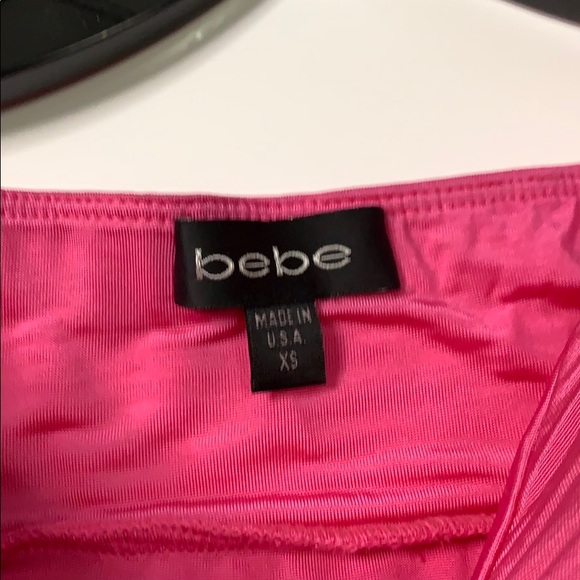 Pink Bebe tube top - Picture 3 of 4